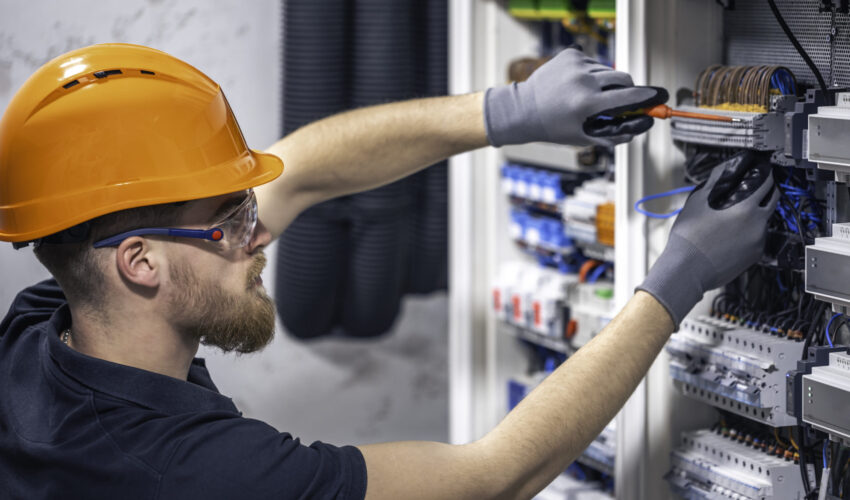 Licensed electrician performing DEWA-compliant electrical services in Dubai